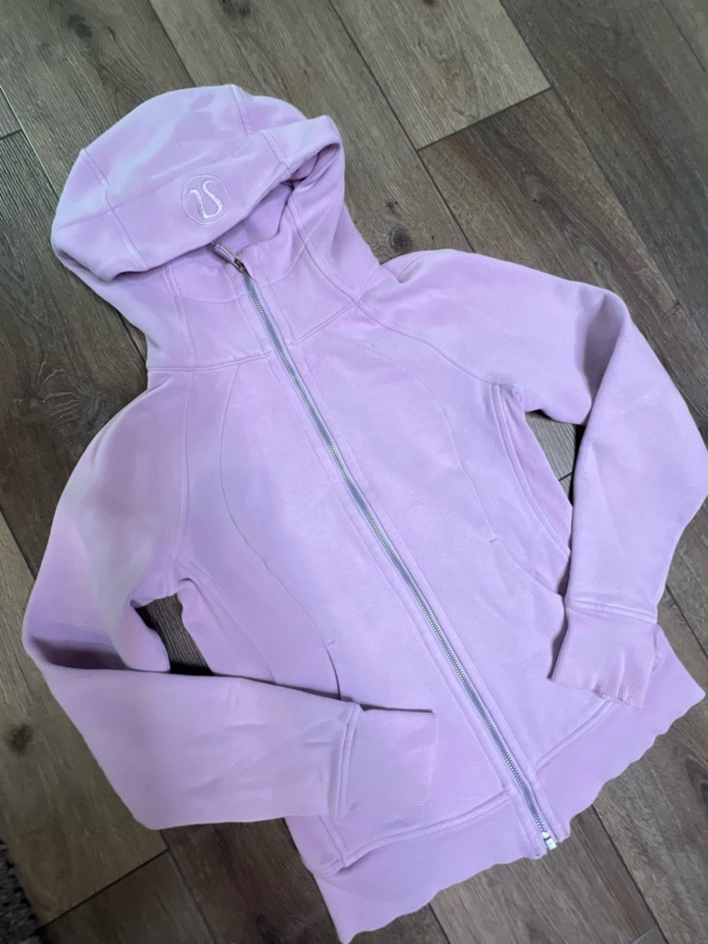 lululemon athletica Light Pink Scuba Hoodie Jacket - Picture 2 of 4